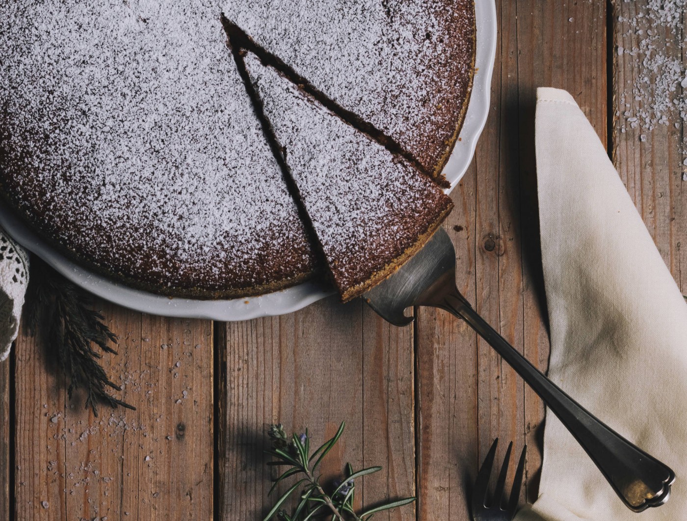 A recipe by Emanuela: the chocolate and Rosada pears cake